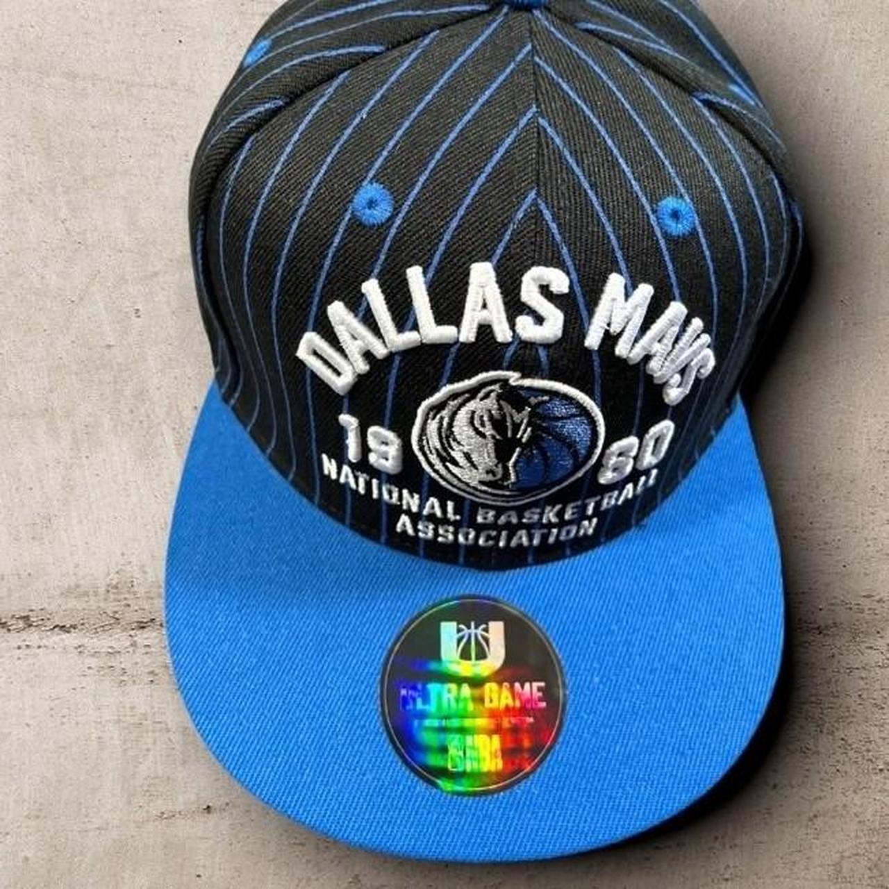 NEW Dallas Mavericks Ultra Game 1980 NBA Snapback Hat Cap MAVS Blue Stripe  Retro