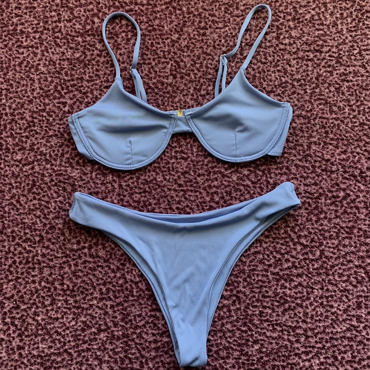 Shein baby hot sale blue bikini