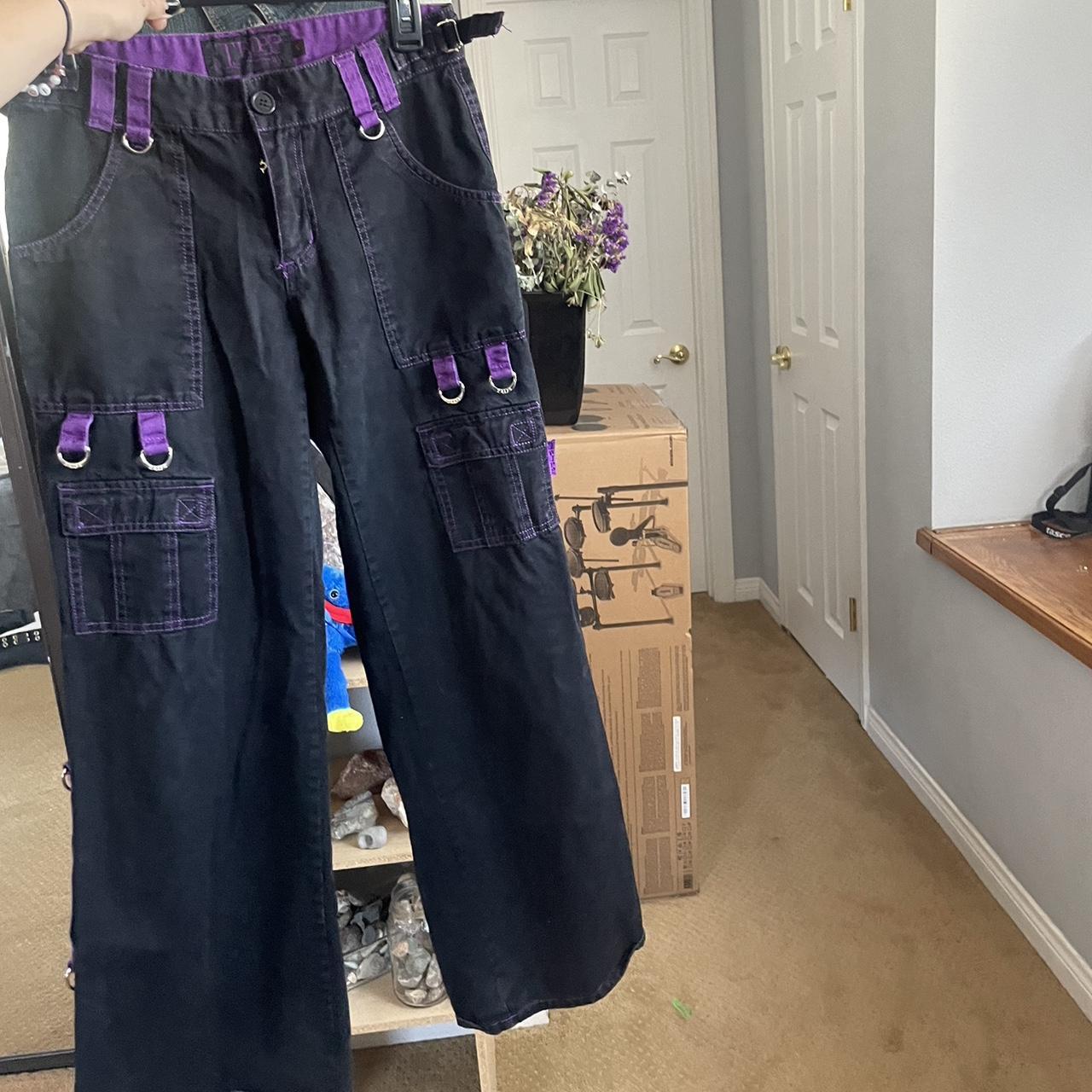 Purple Tripp Pants Size 3 - my hips don't lie and - Depop