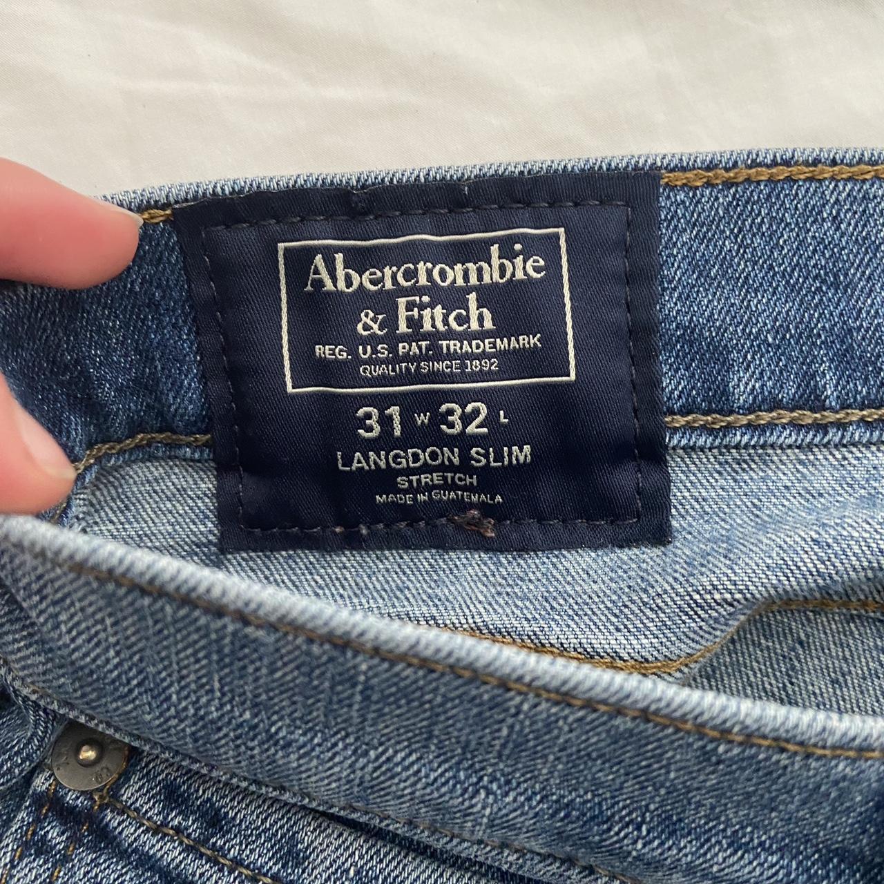 Abercrombie & Fitch Men's Blue Jeans | Depop
