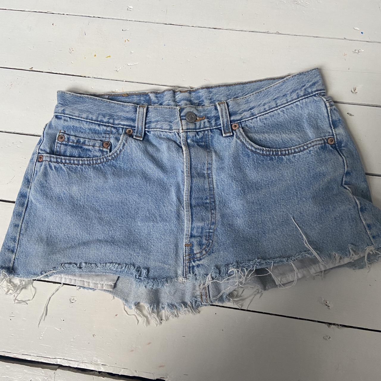 Levis on sale 501 skirt