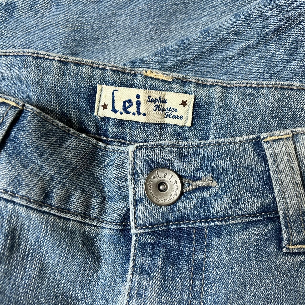 Low Rise Sophia Hipster Flare Jeans,