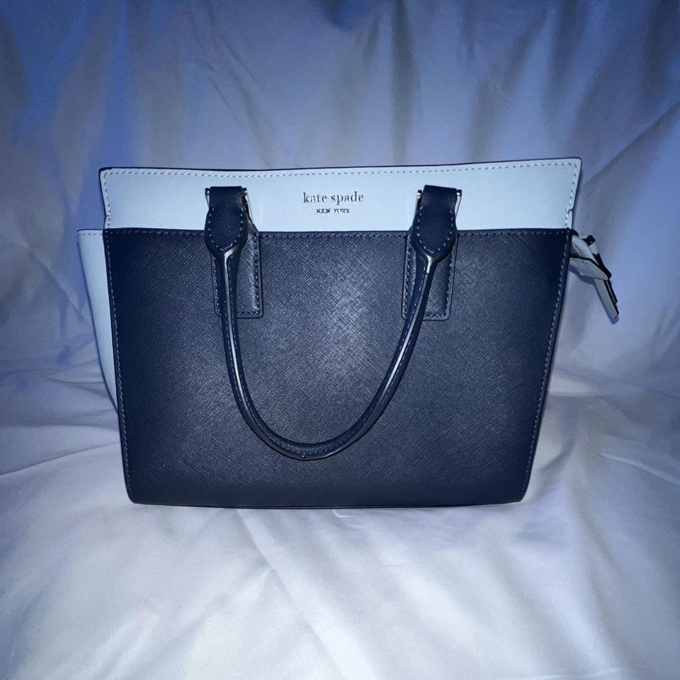 Tiffany Blue Kate Spade Purse - Big purse with lots - Depop