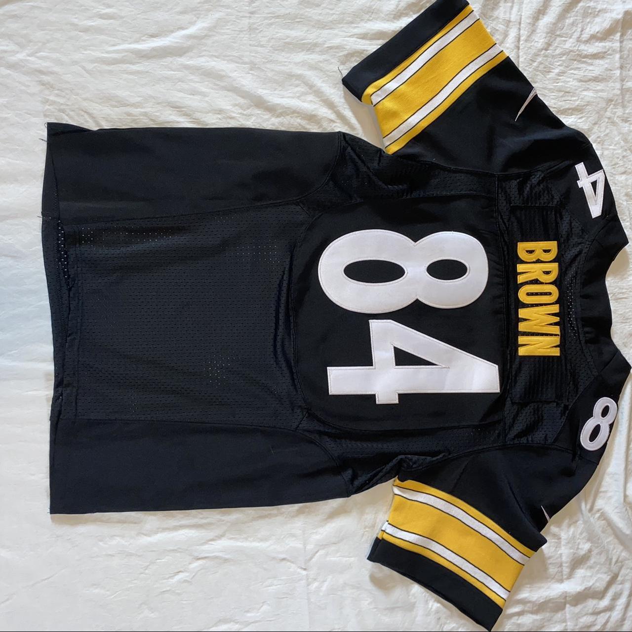 NFL Steelers Jersey Antonio Brown No. 84 Youth L - Depop