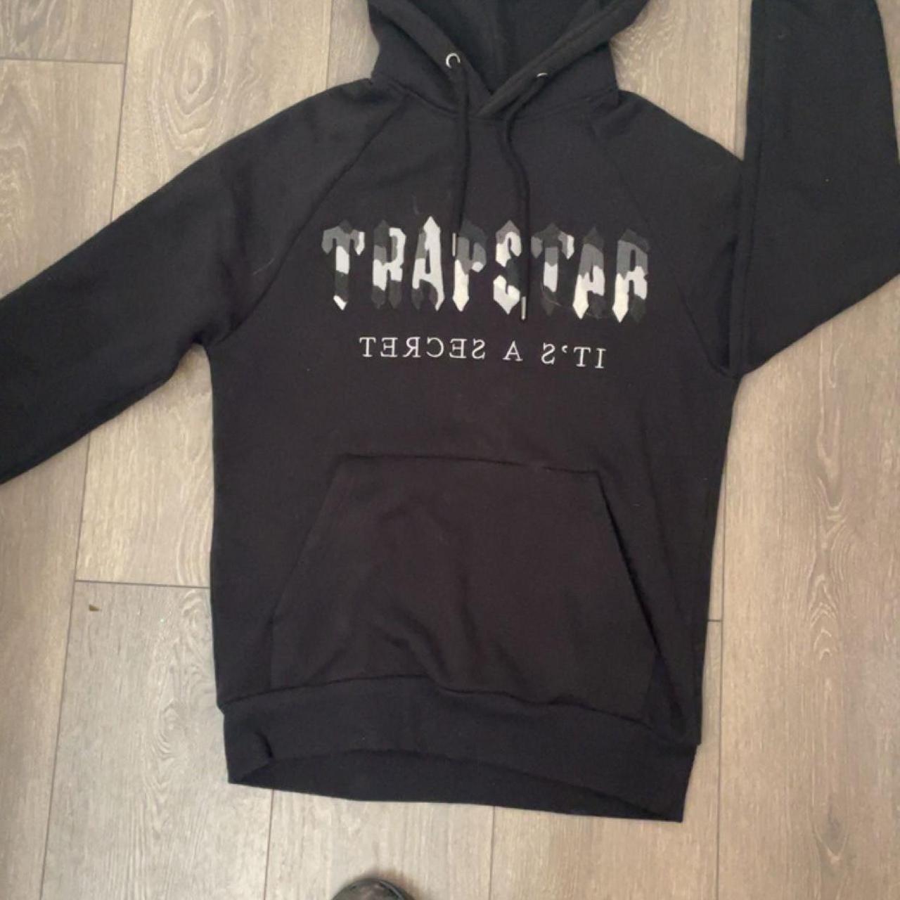 Trapstar chenille decoded tracksuit black Camo worn...