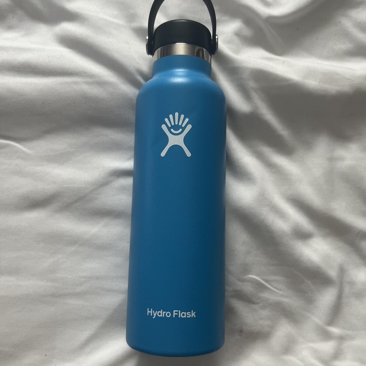 -21 oz -small dent #blue #hydroflash #waterbottle... - Depop