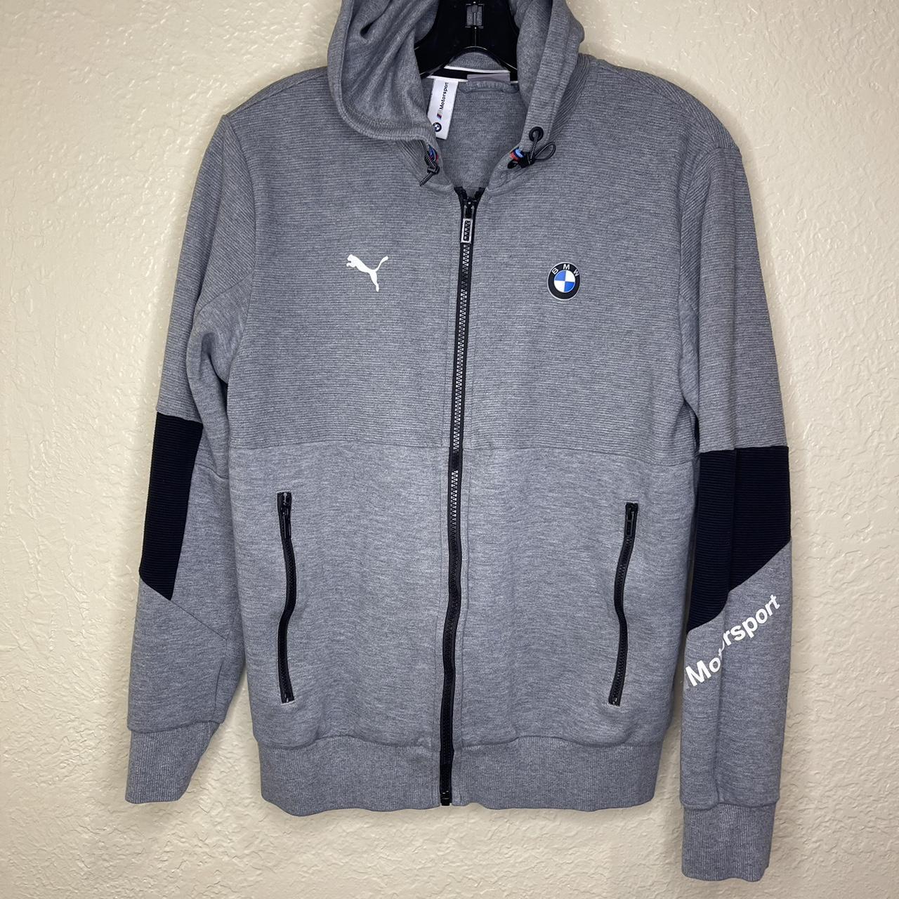 Puma BMW Motorsport Hooded Men’s Sweat Jacket Size:... - Depop