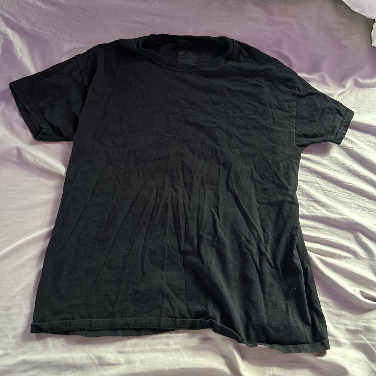 Hanes Men's Black T-shirt | Depop