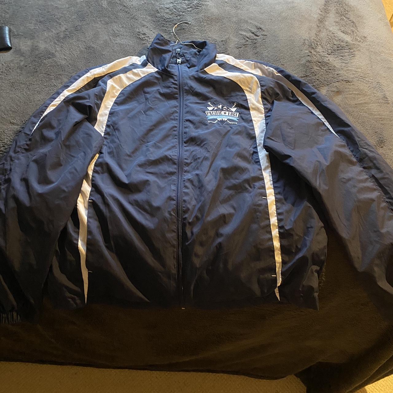 Navy Blue tracksuit Medium Cool design - Depop