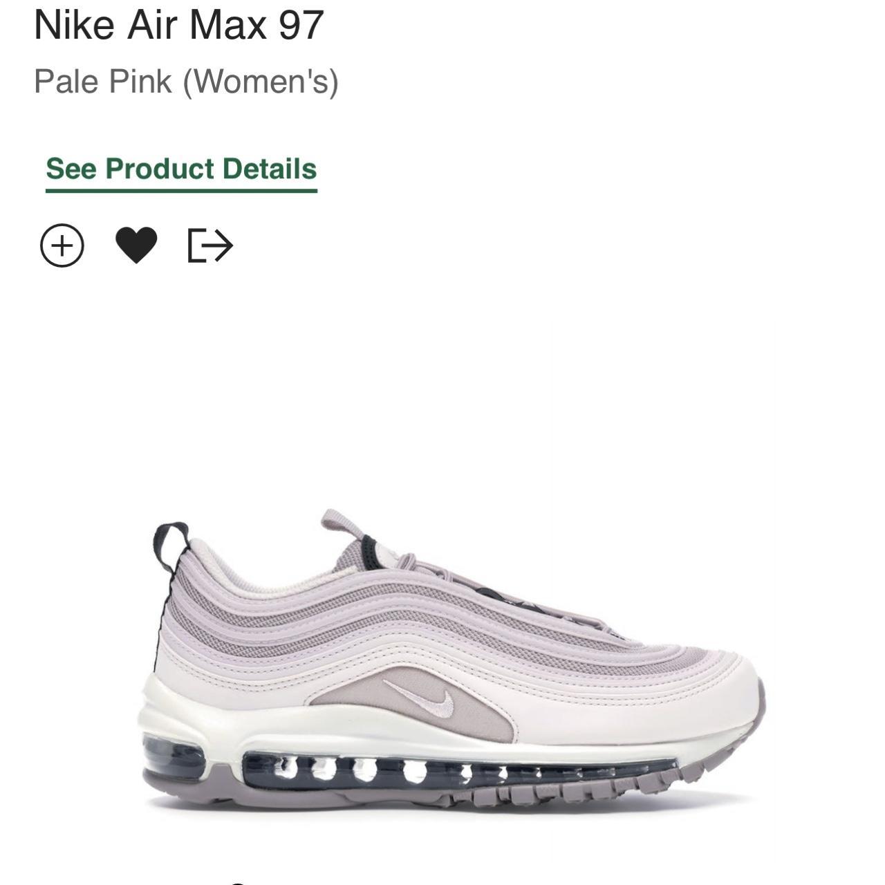 Nike air max 97 pale clearance pink