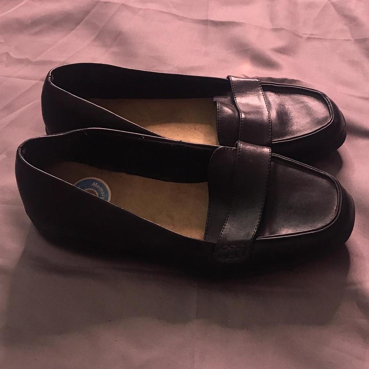 Memory Foam Slip On Loafers Color - Black Size -... - Depop