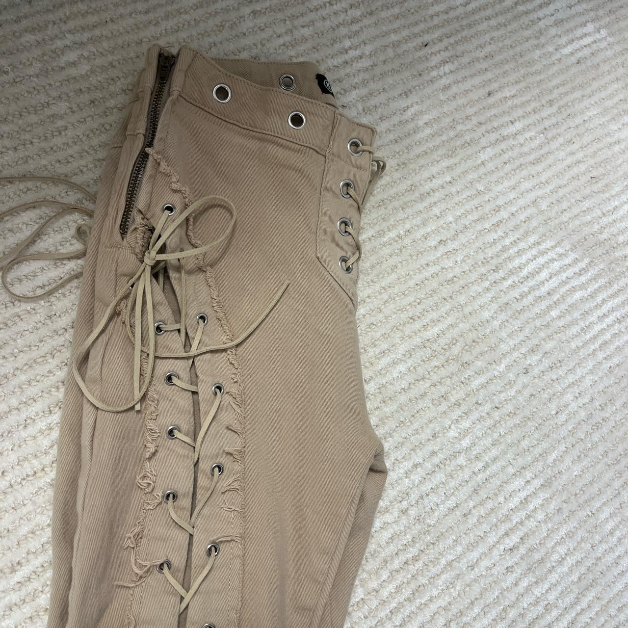 The Kript Women's Tan Jeans | Depop