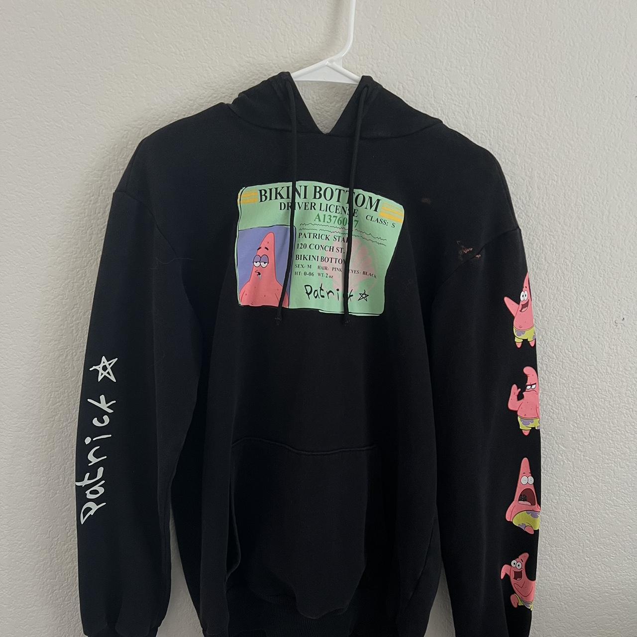 Nickelodeon Men's Black and Pink Hoodie | Depop