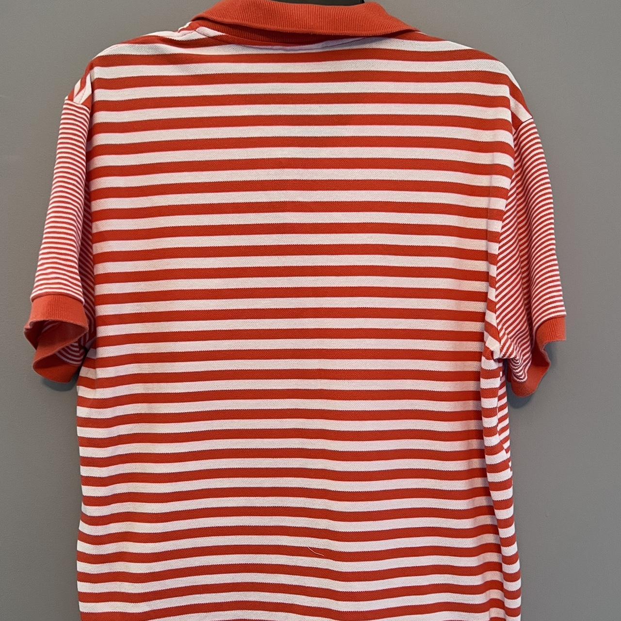 Lacoste Live Men's White and Orange Polo-shirts (3)