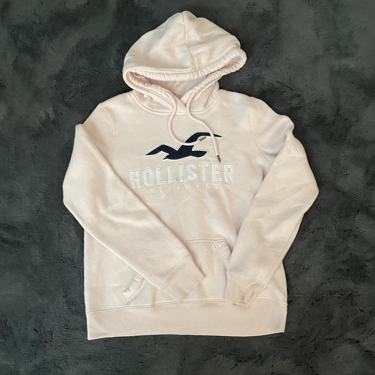 Hollister light outlet pink hoodie