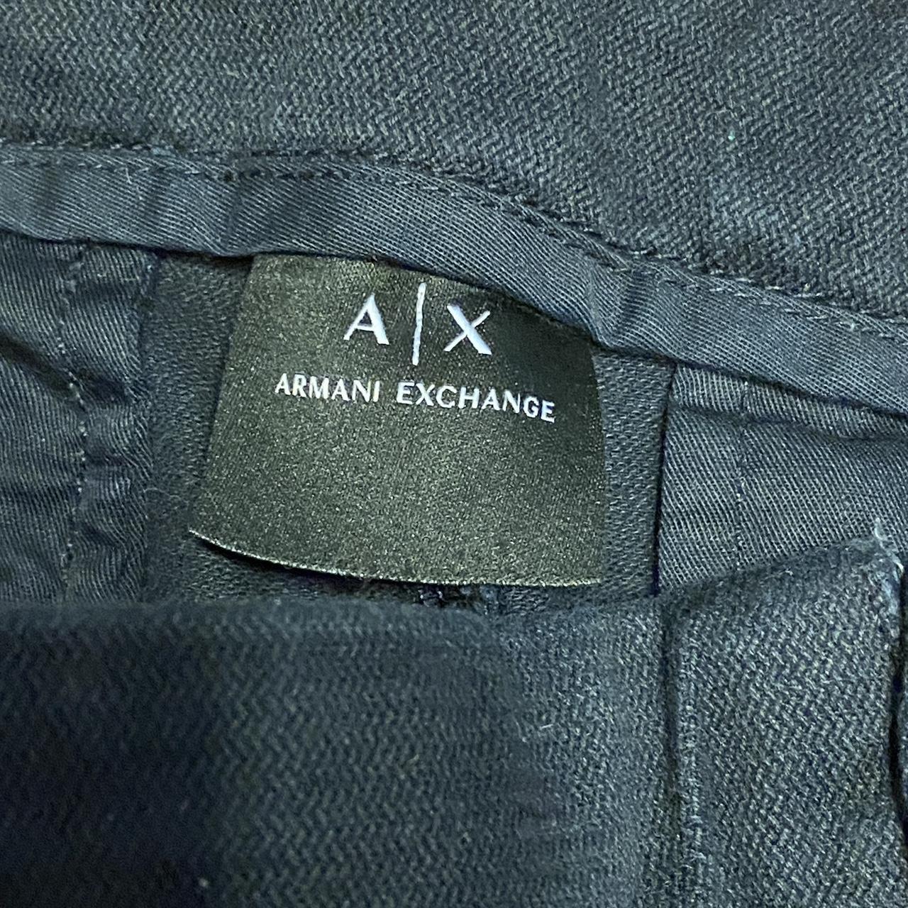 Armani Exchange Men's Navy Trousers | Depop