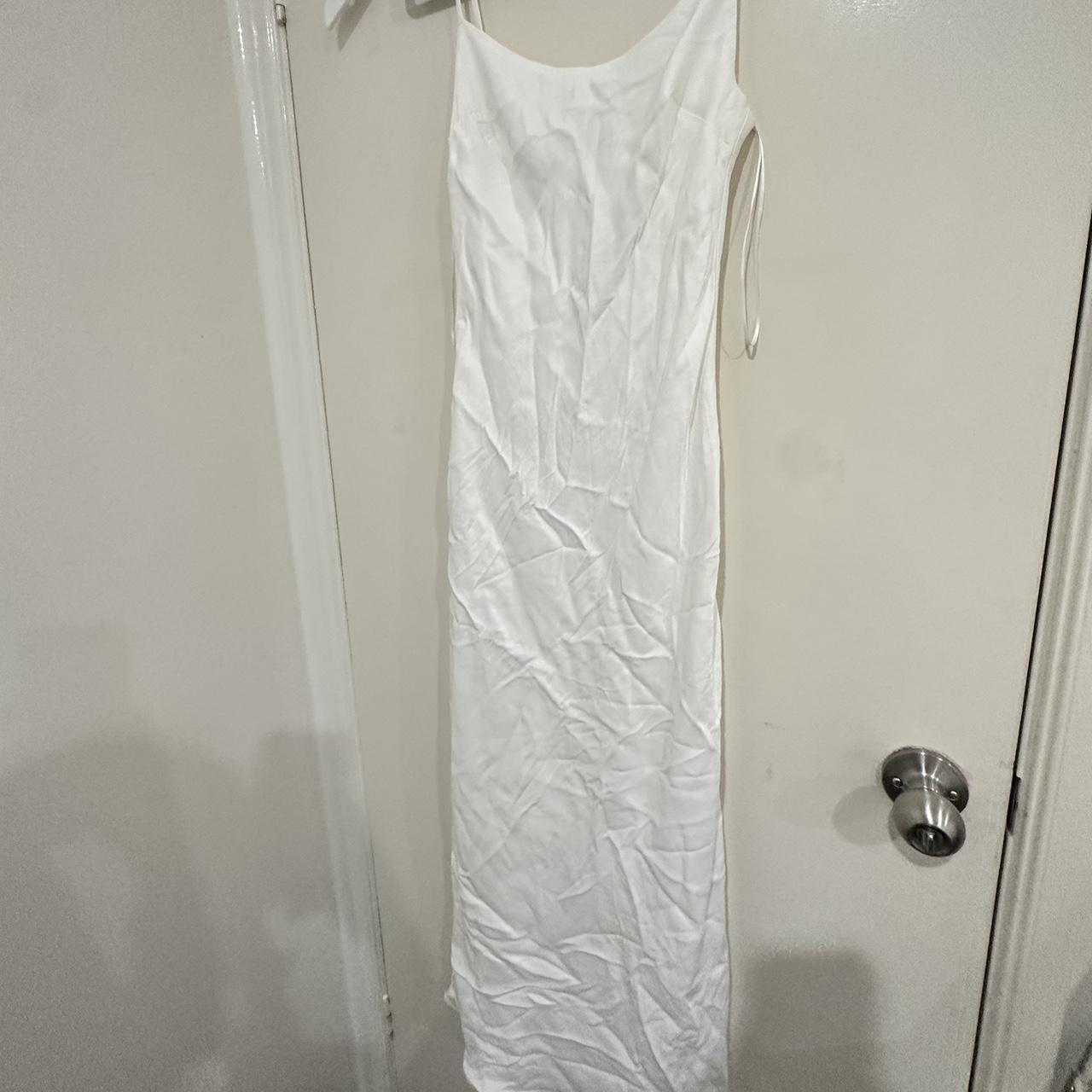 Glassons White Long Dress Never Worn Still Has Depop