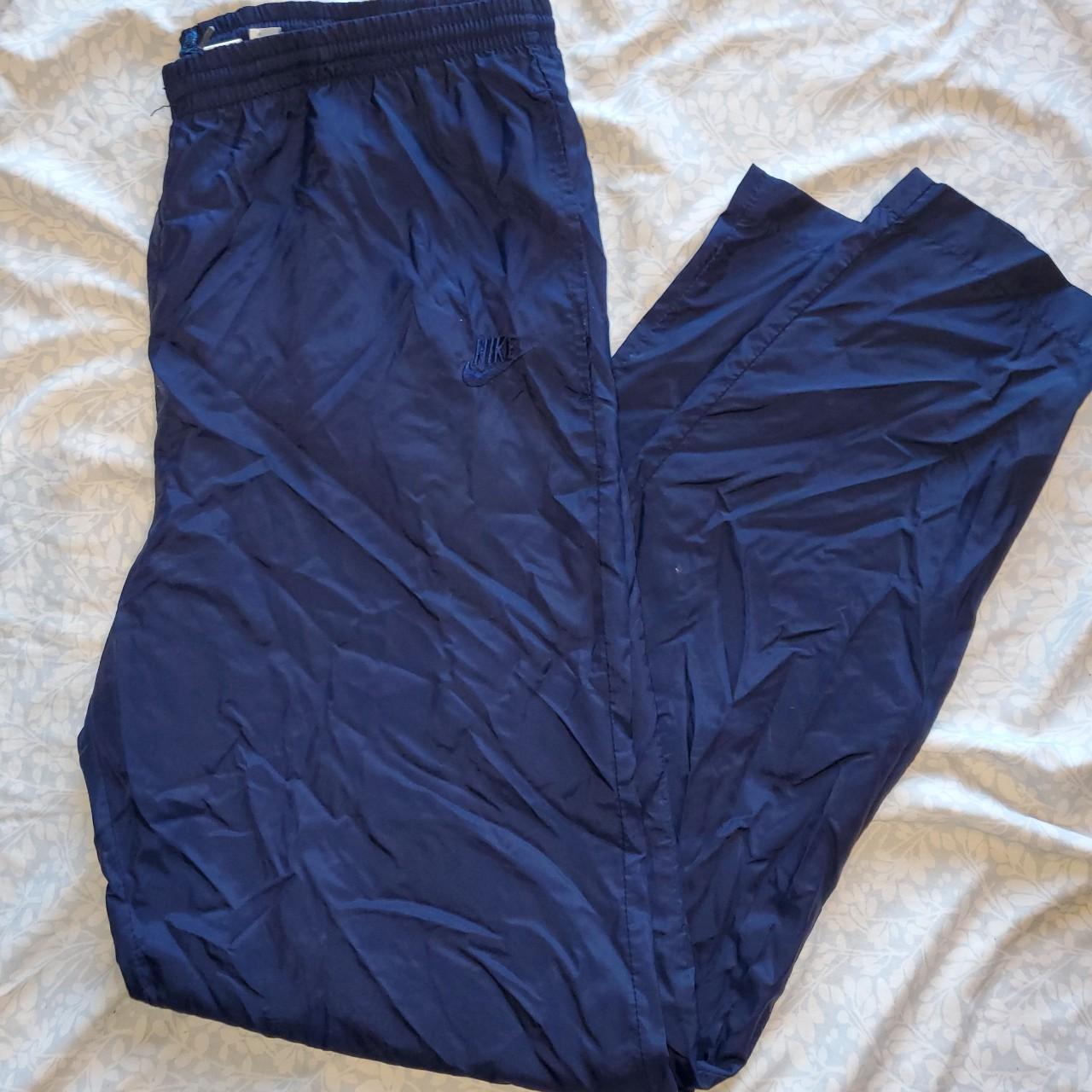 Vintage Nike Track Pants , Size Large , Navy Blue