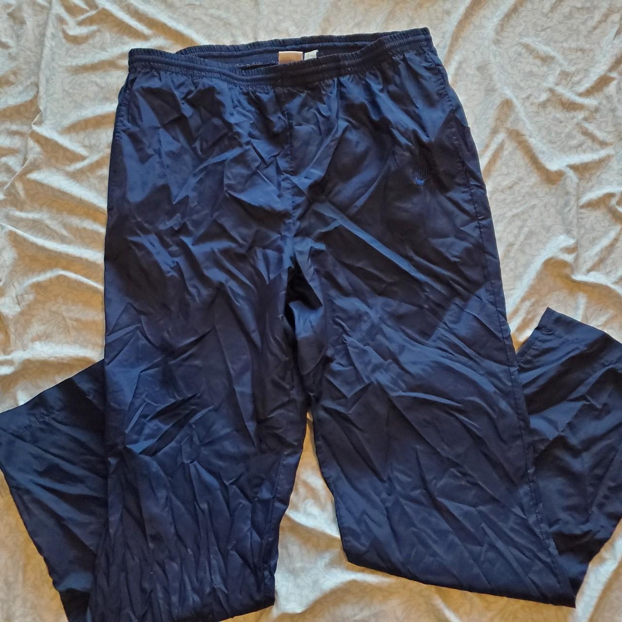 Vintage Nike Track pants Size Large Navy Blue