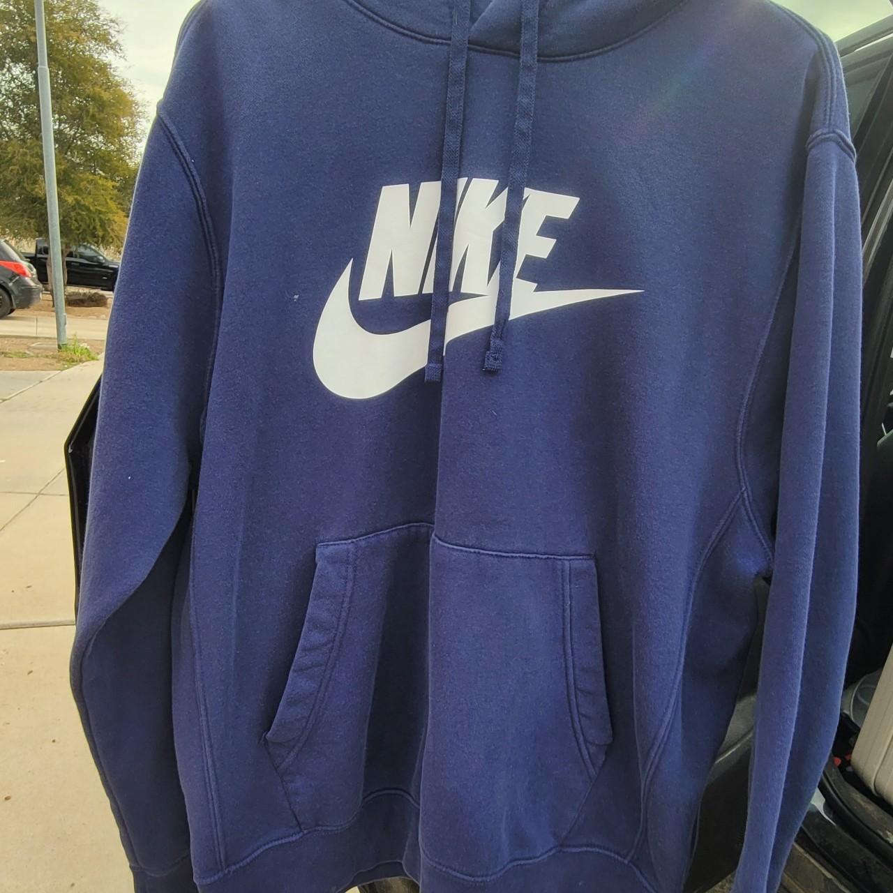 Nike blue jumper cheap mens