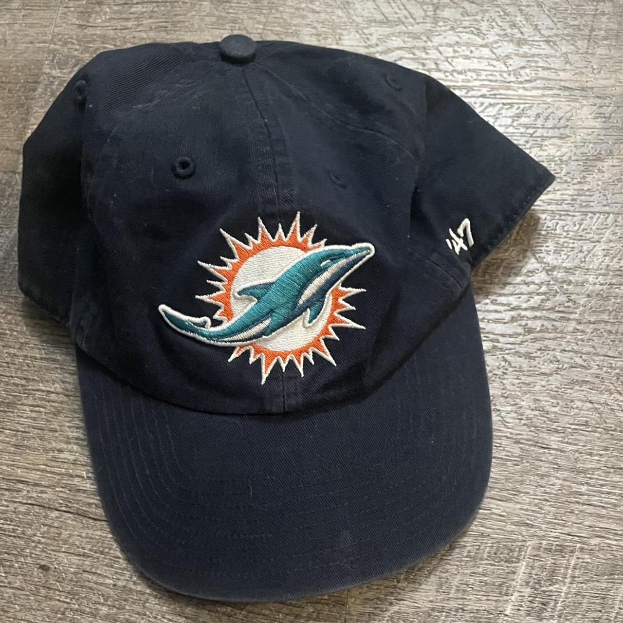 NWT Pink Miami Dolphins mesh snap back baseball cap - Depop