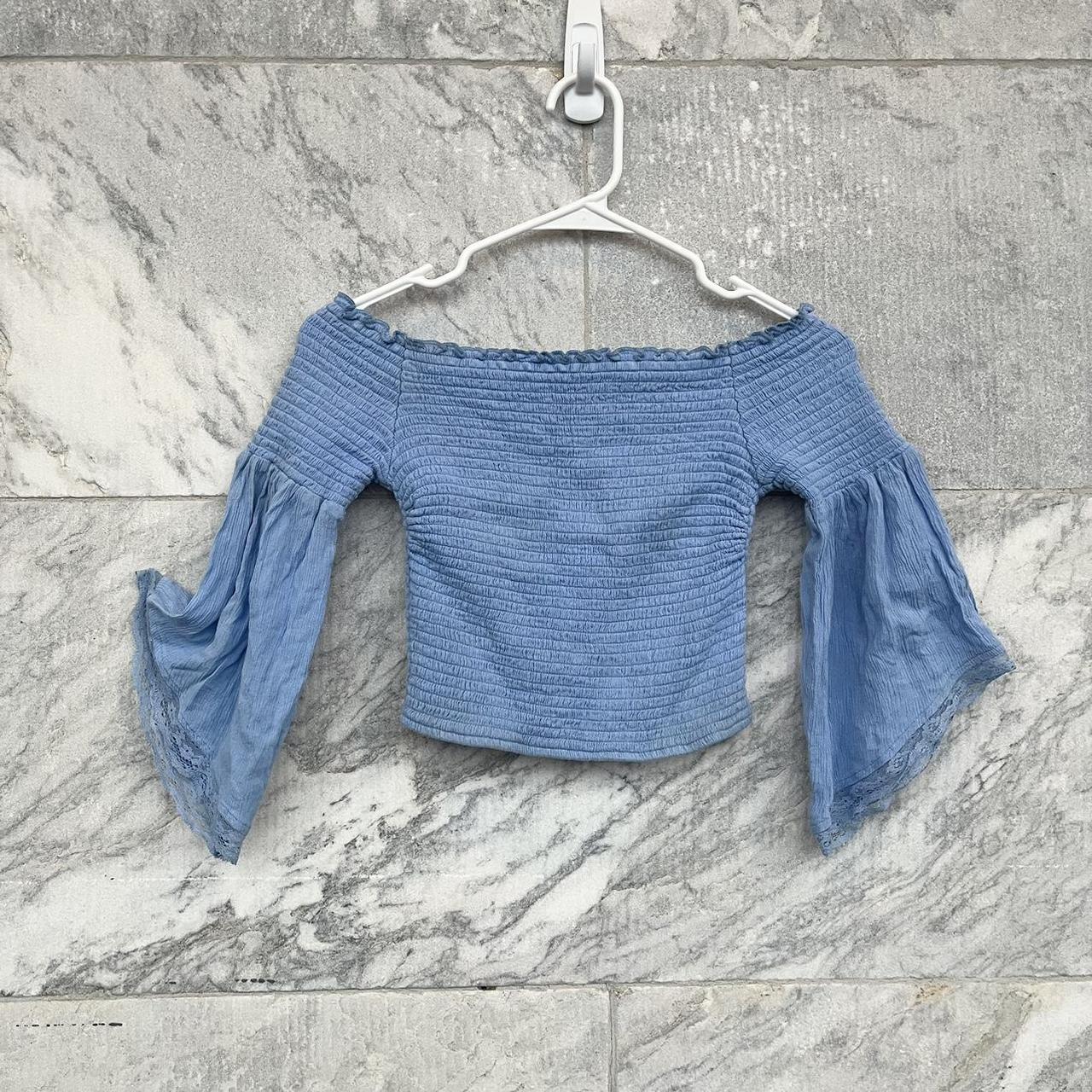 hollister off the shoulder shirt