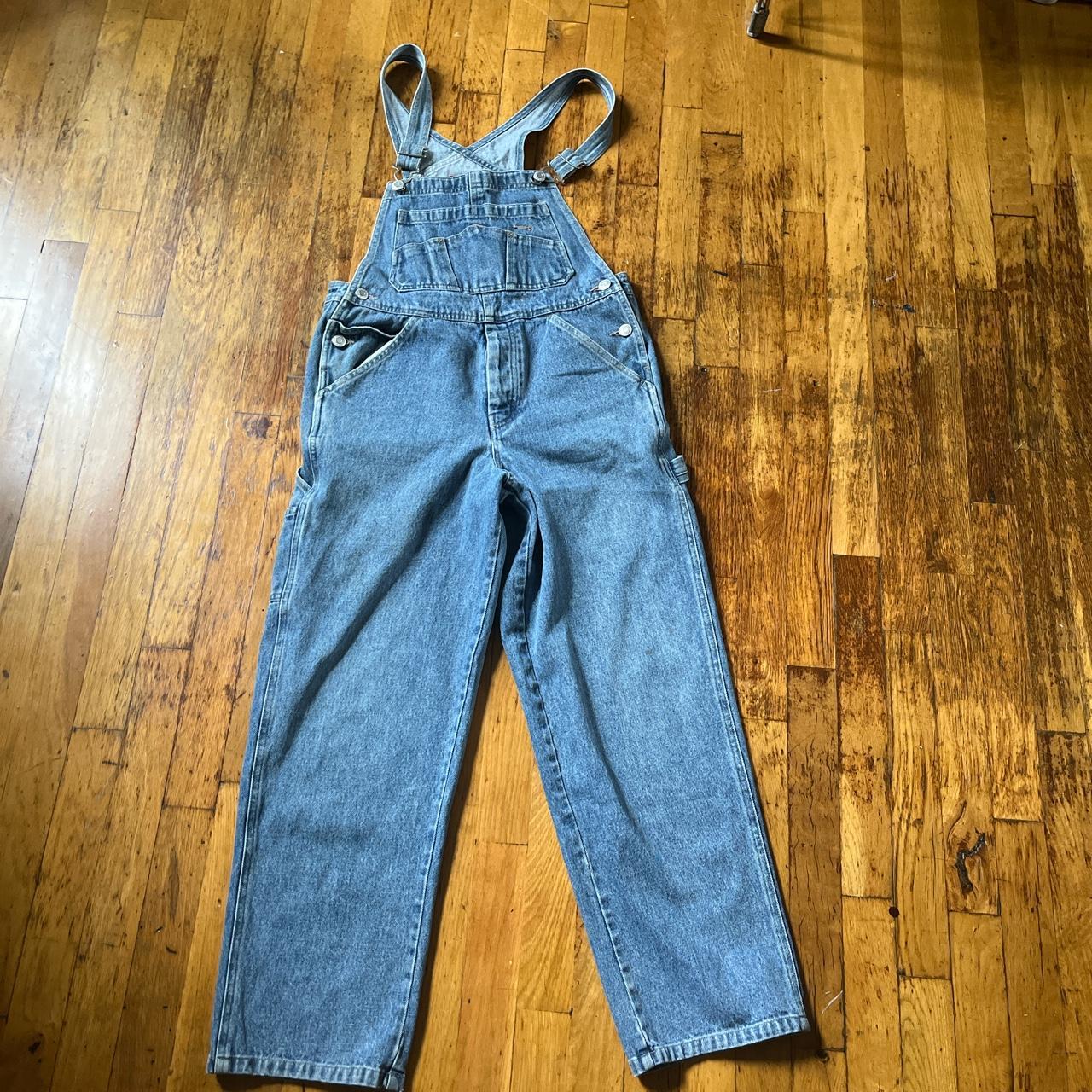 Old Navy Women's Blue Dungarees-overalls | Depop