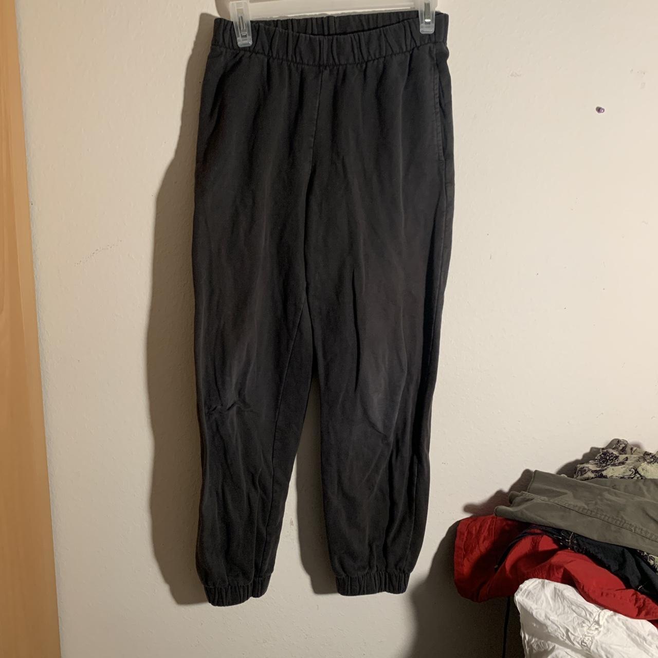 Dark gray sweatpants from brandy Melville! Super... - Depop