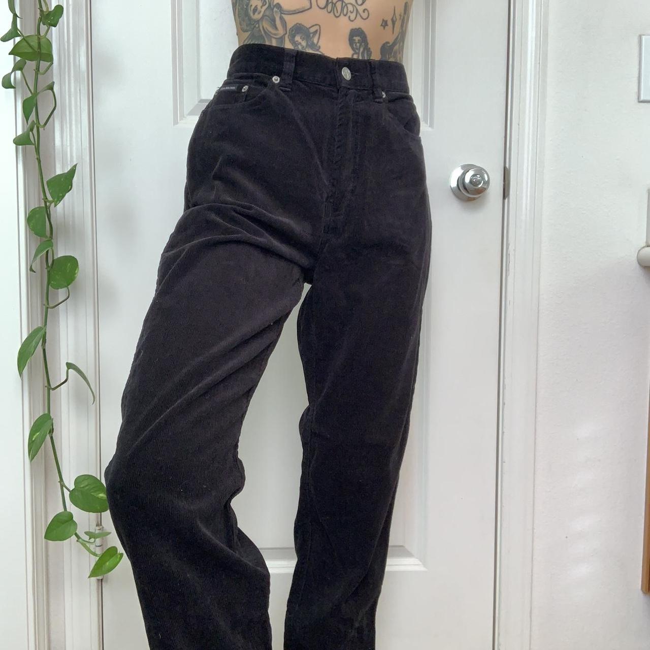 Calvin Klein Women's Black Trousers | Depop