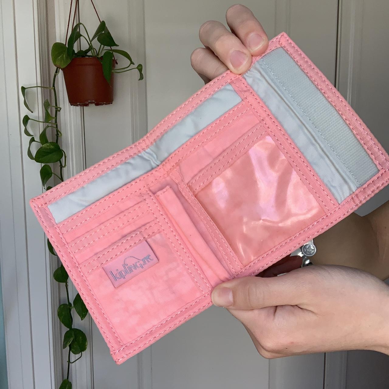 Kipling Women's Pink Walletpurses Depop