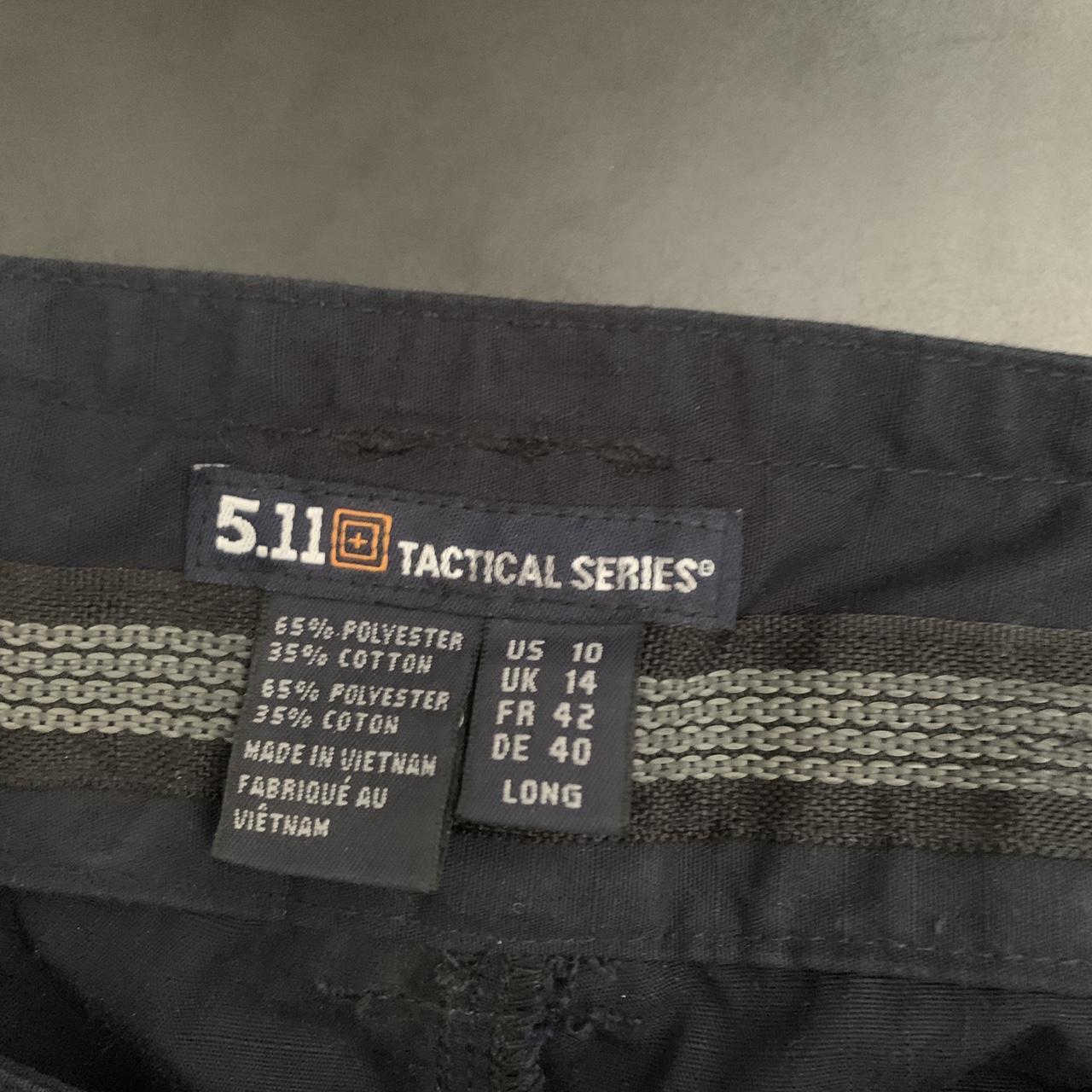 5.11 Tactical Women's Navy and Blue Trousers | Depop