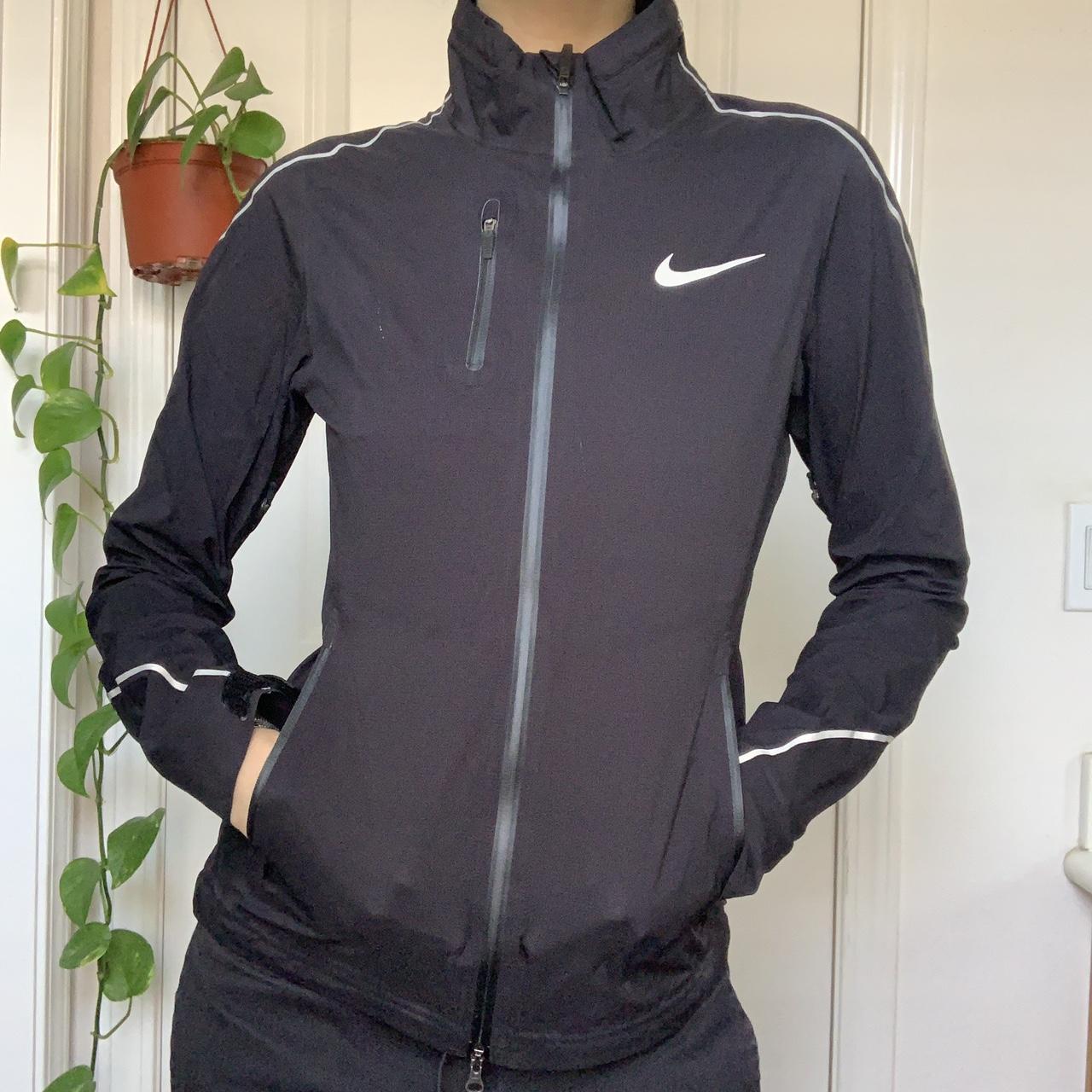 mens nike windbreaker black