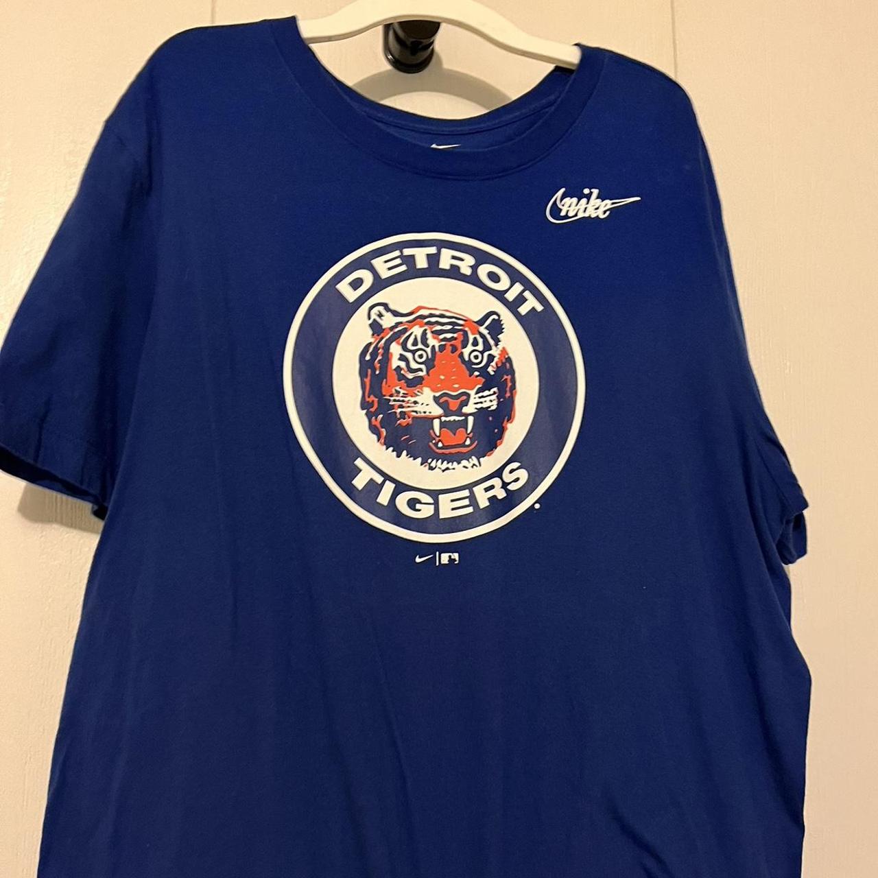 Vintage Detroit Tigers Nike Shirt Great - Depop