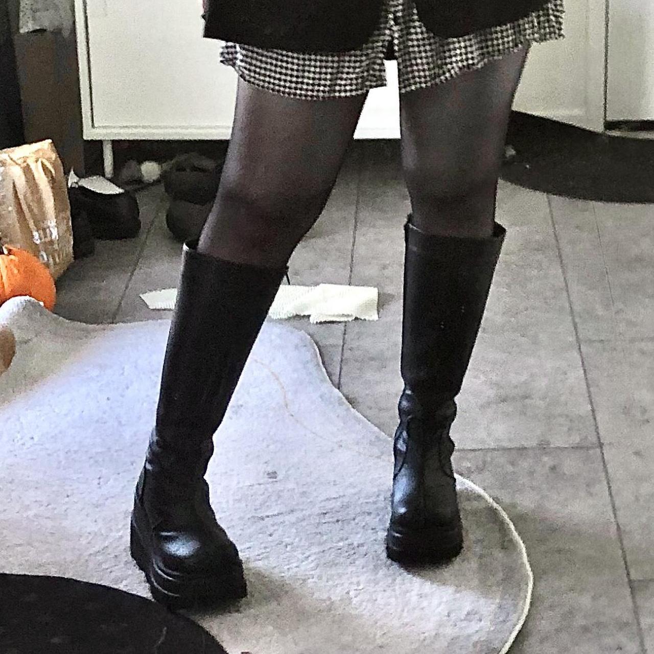 Demonia Shaker100 WIDE CALF size 9 worn 23... Depop