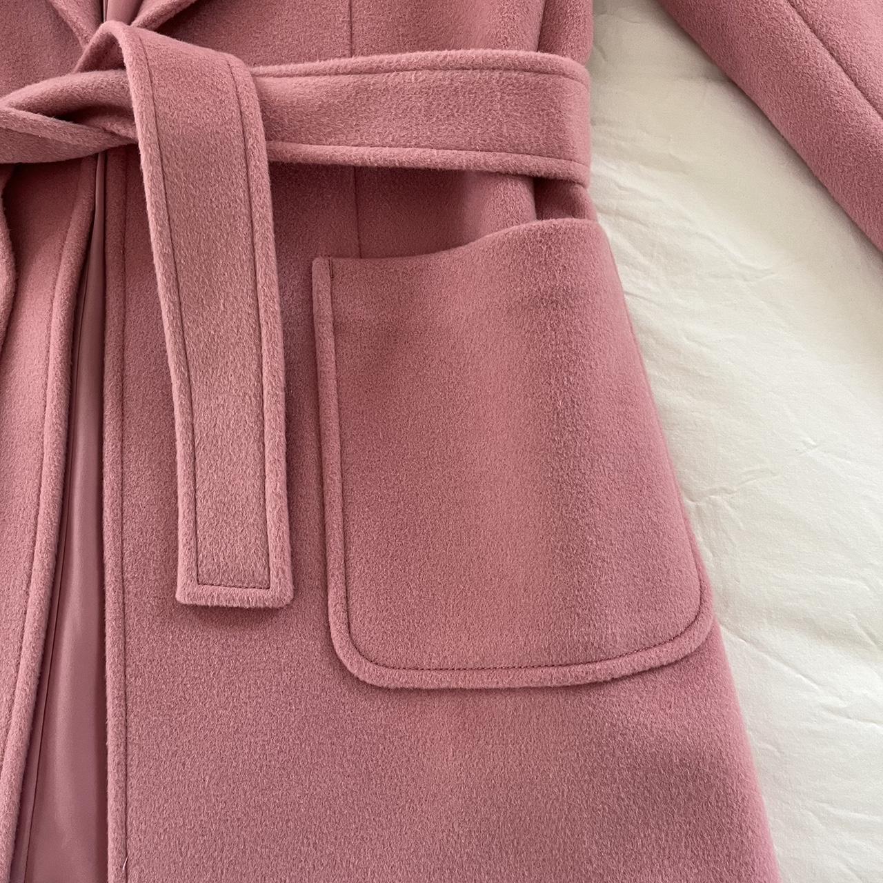 authentic vintage max and co pink coat, retail price... - Depop