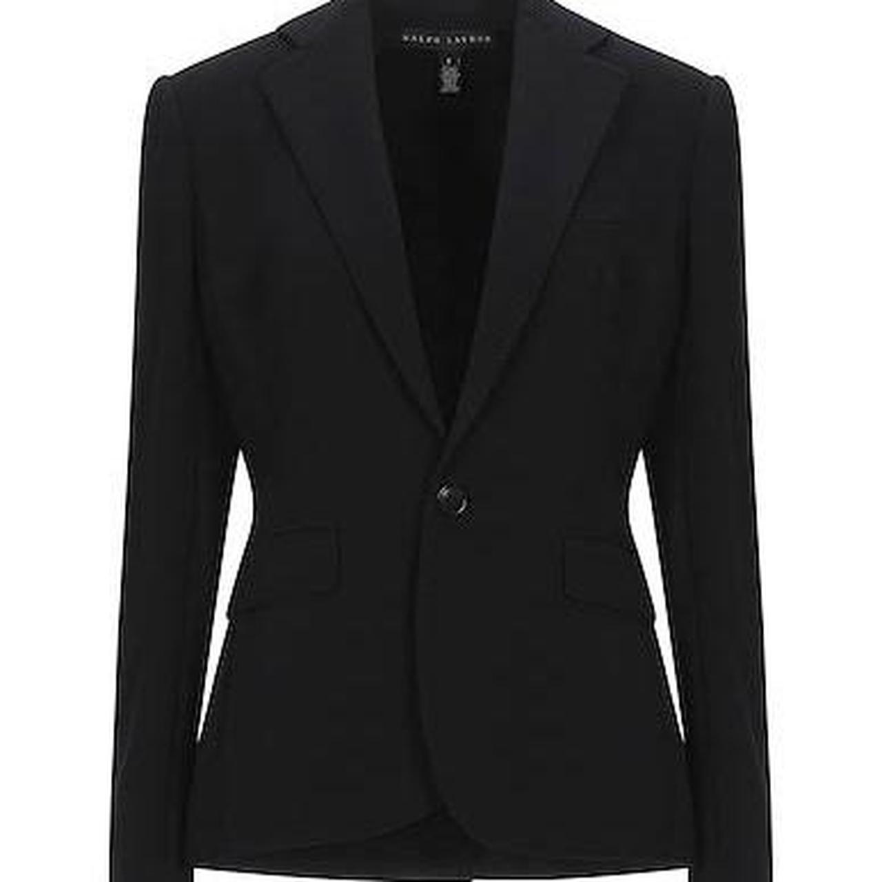 ralph lauren black blazer, perfect for work or going... - Depop
