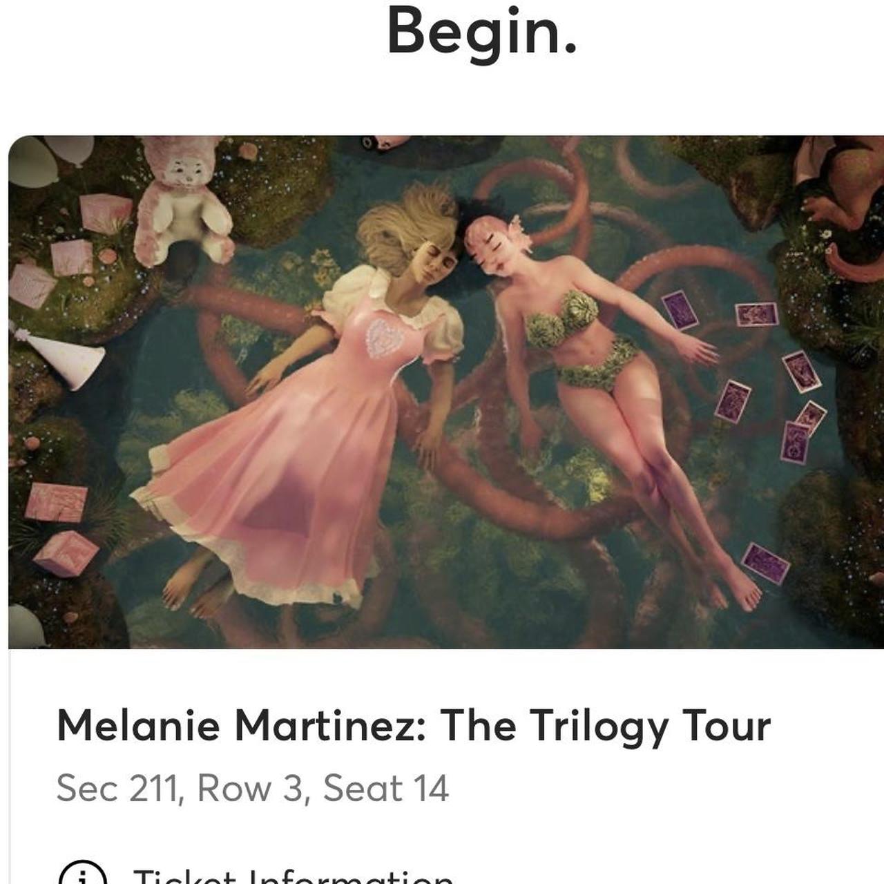 Melanie Martinez Trilogy Tour concert ticket for... Depop