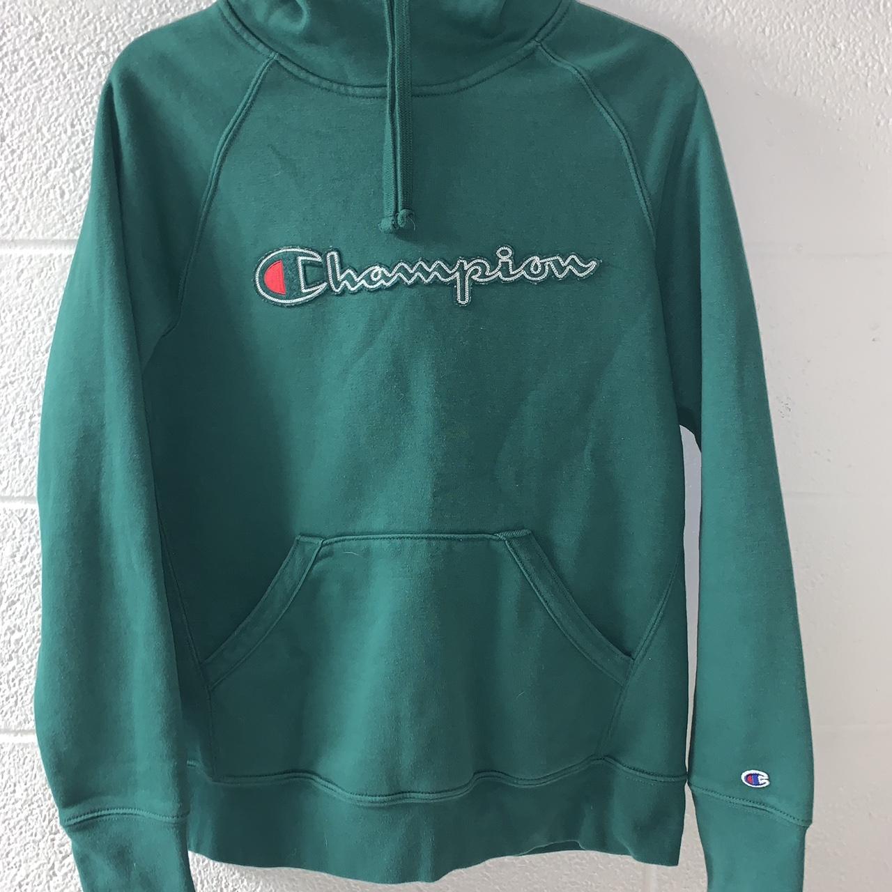 Green champion hoodie discount womens