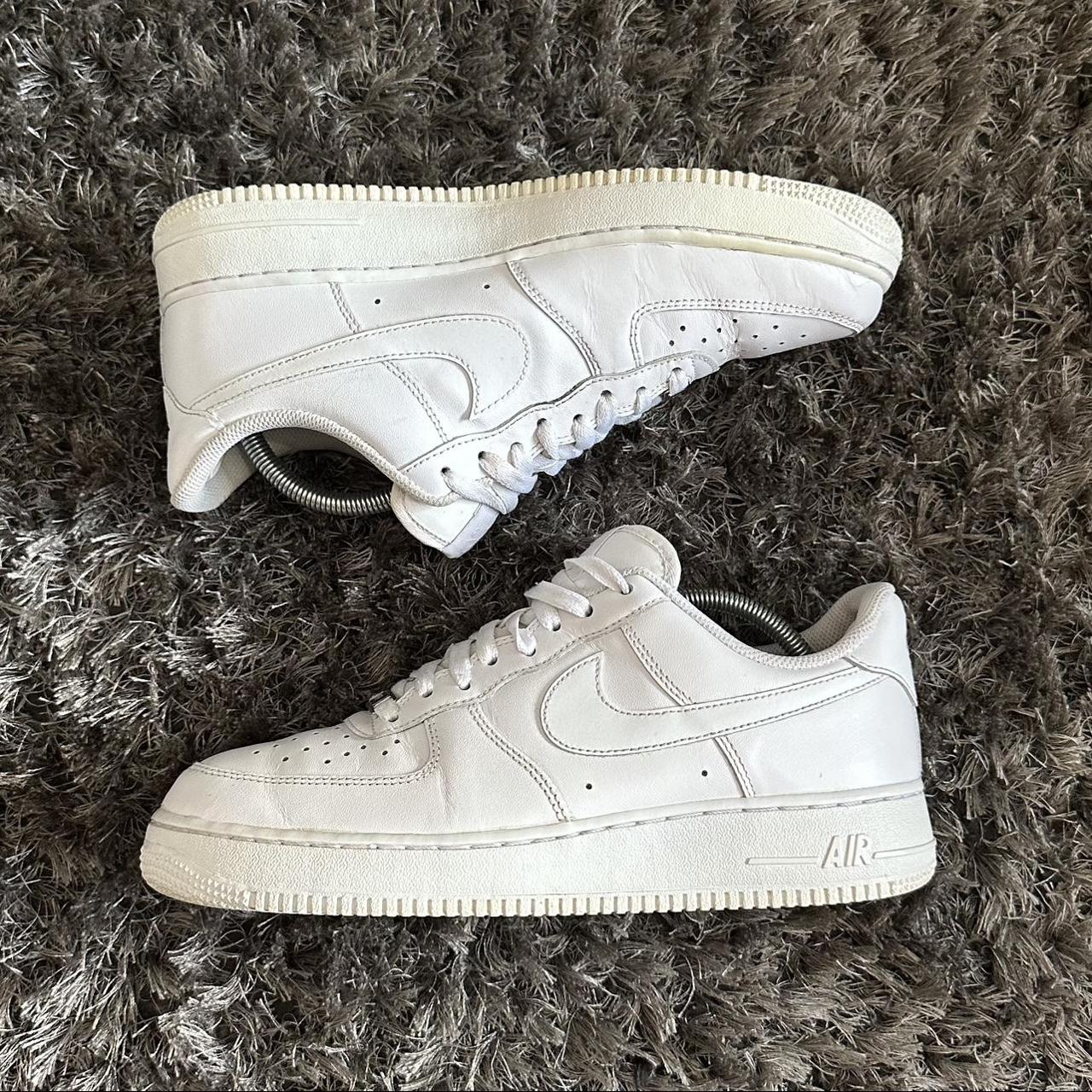 Nike Air Force 1 Triple White - Size UK 8 Instant... - Depop