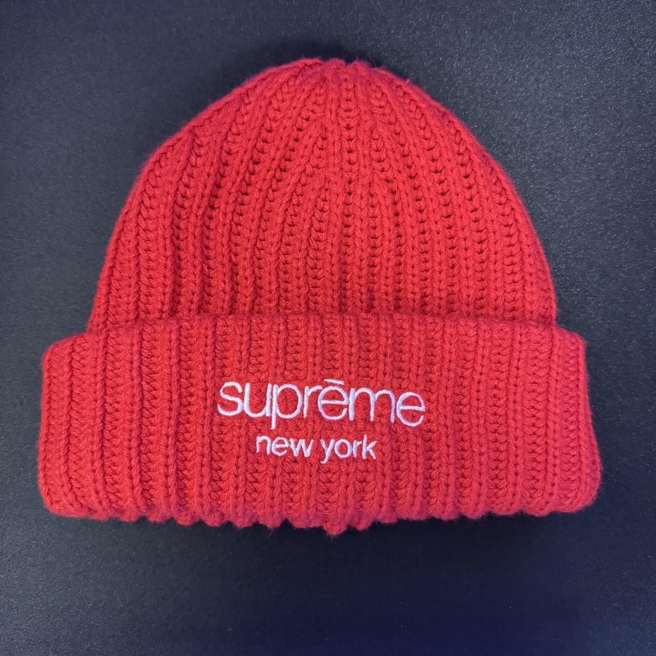 Supreme Winter Hat Practically new condition, worn... - Depop