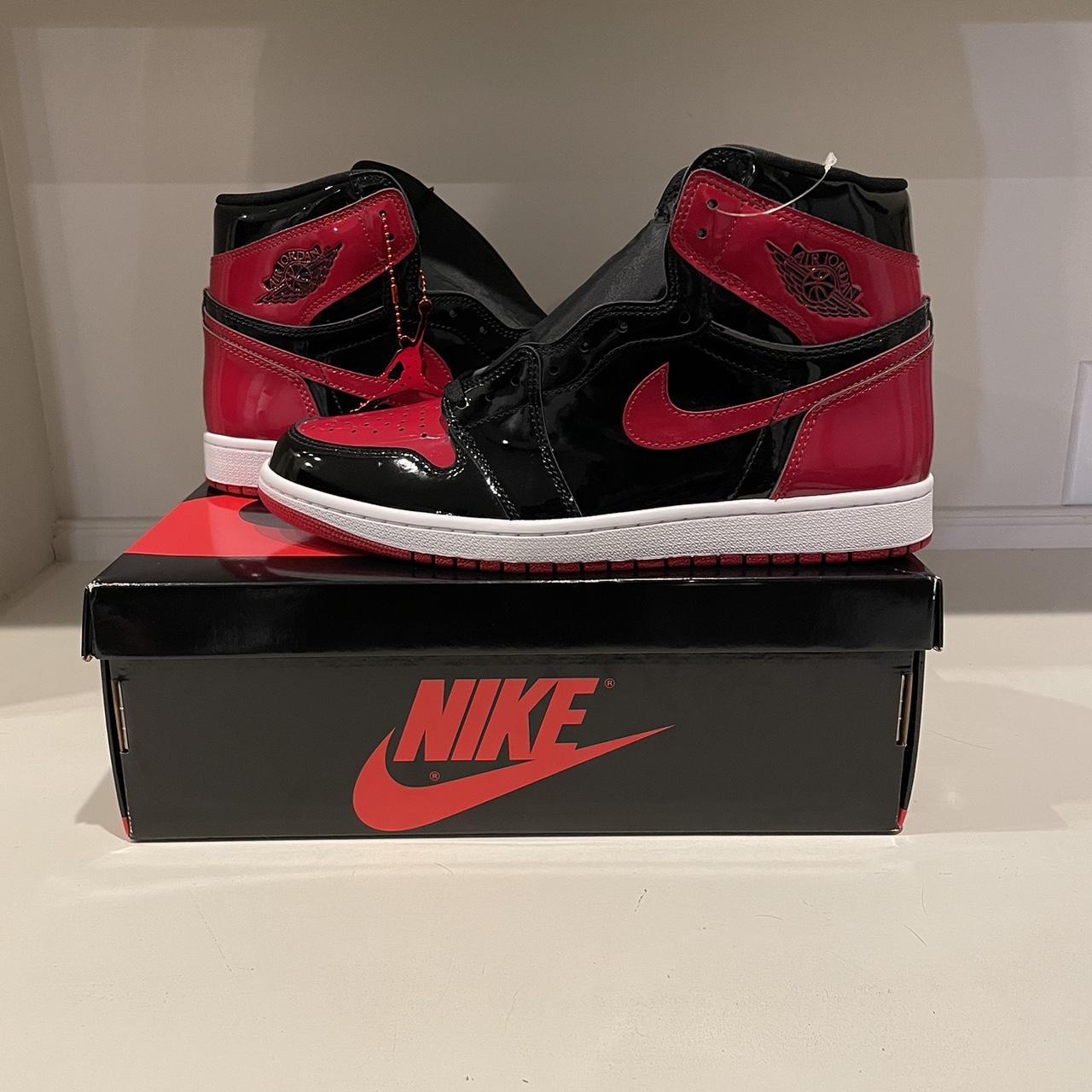 patent leather purple jordan 1