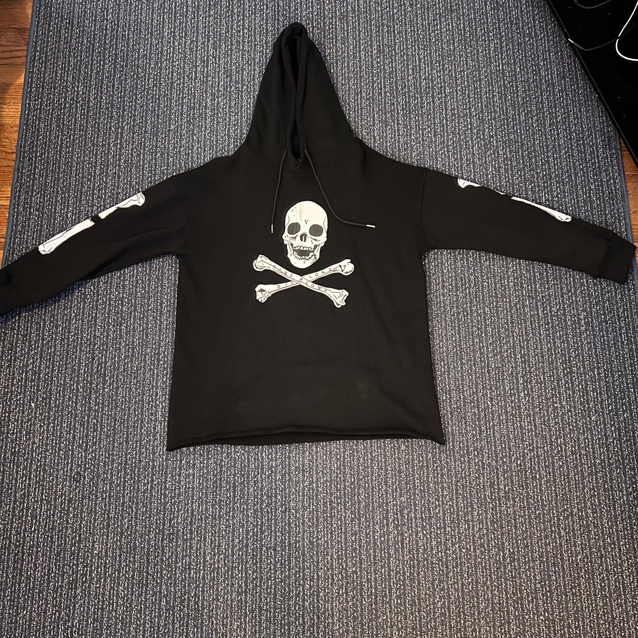 Vlone skull outlet hoodie