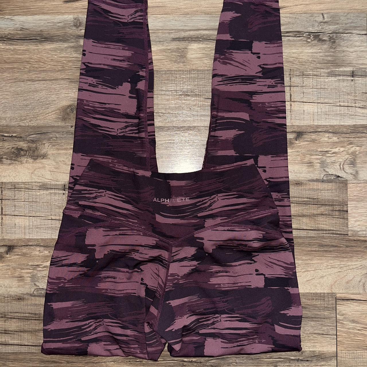 Alphalete Pink Camo Crossover Leggings adorable... Depop