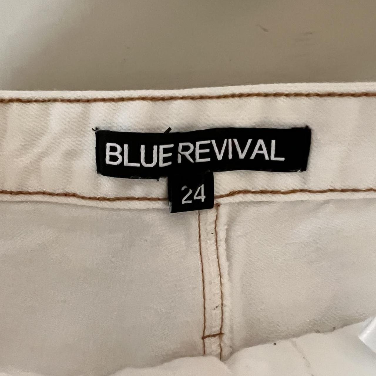 Blue Revival Women's White Shorts (2)