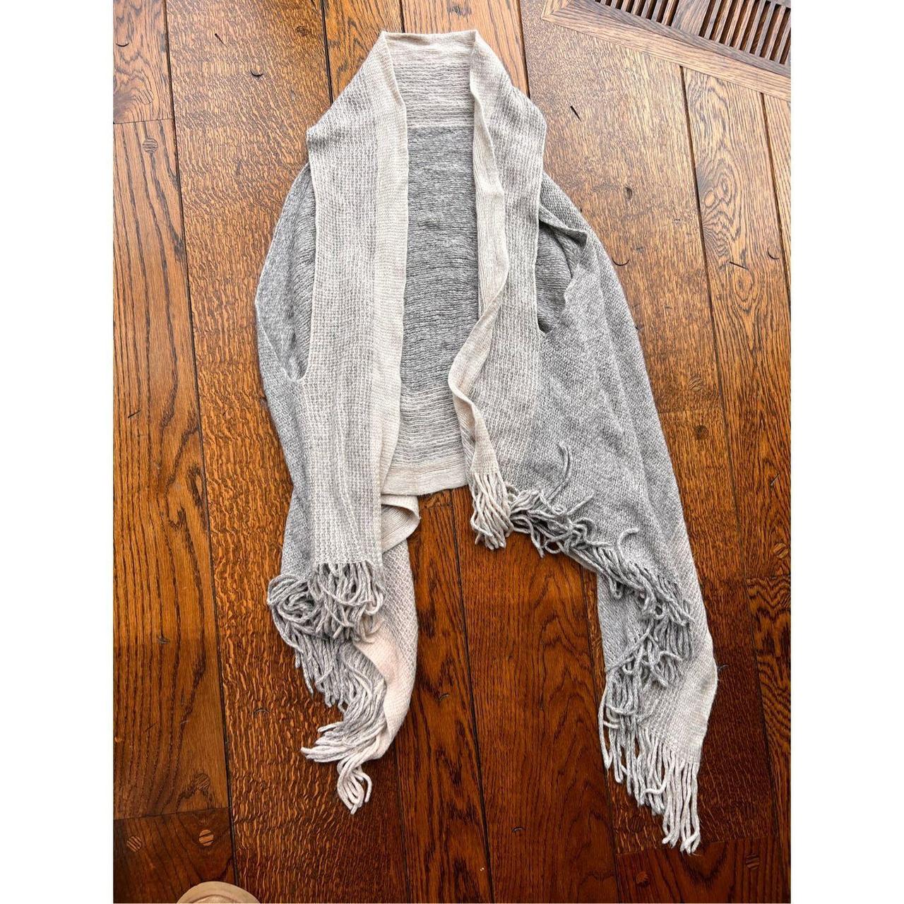 Sleeveless shawl store cardigan