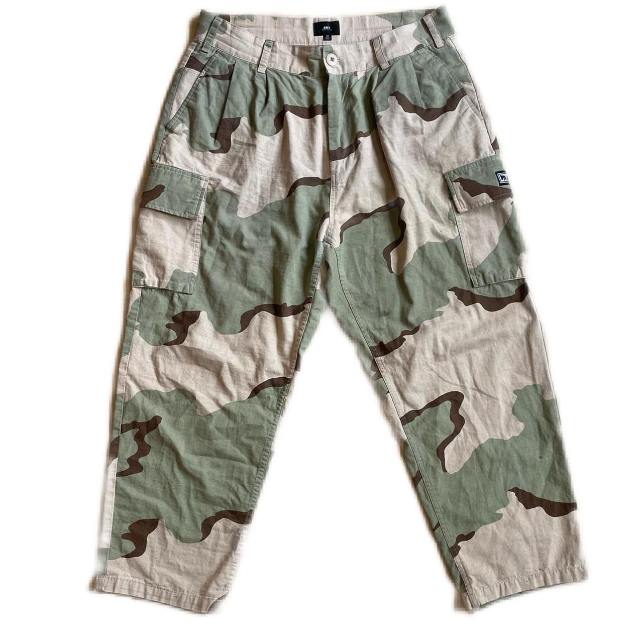 Obey Camo Pants 32 Lightweight camo pants.... - Depop