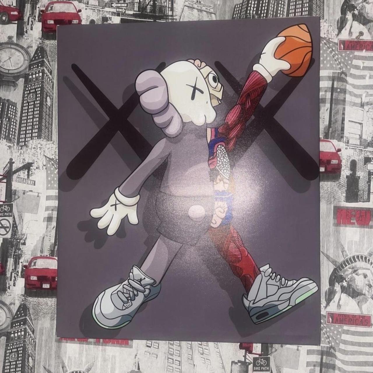 KAWS Poster HD canvas artwork KAWS Poster HD canvas... Depop