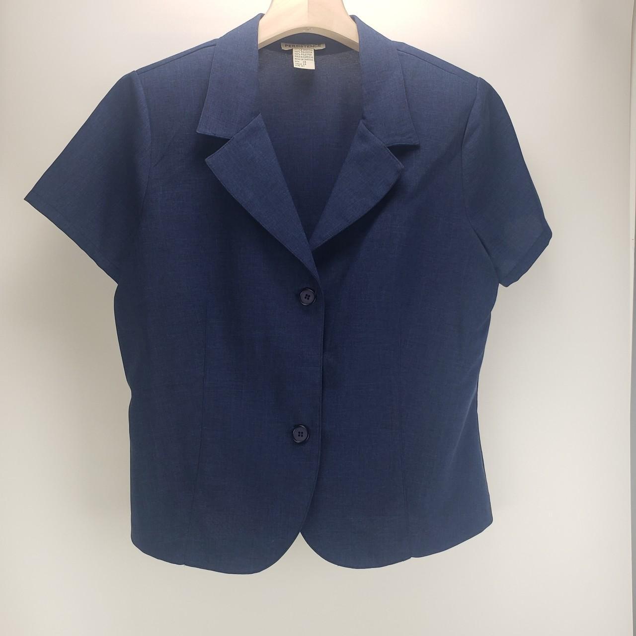 Women's Blue Blouse | Depop