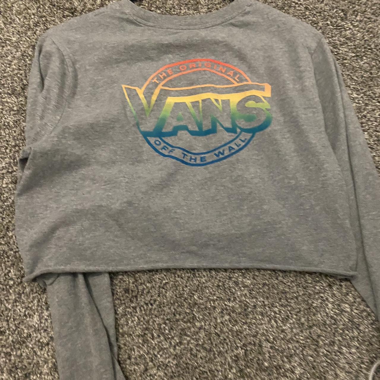 Vans off the wall rainbow best sale t shirt