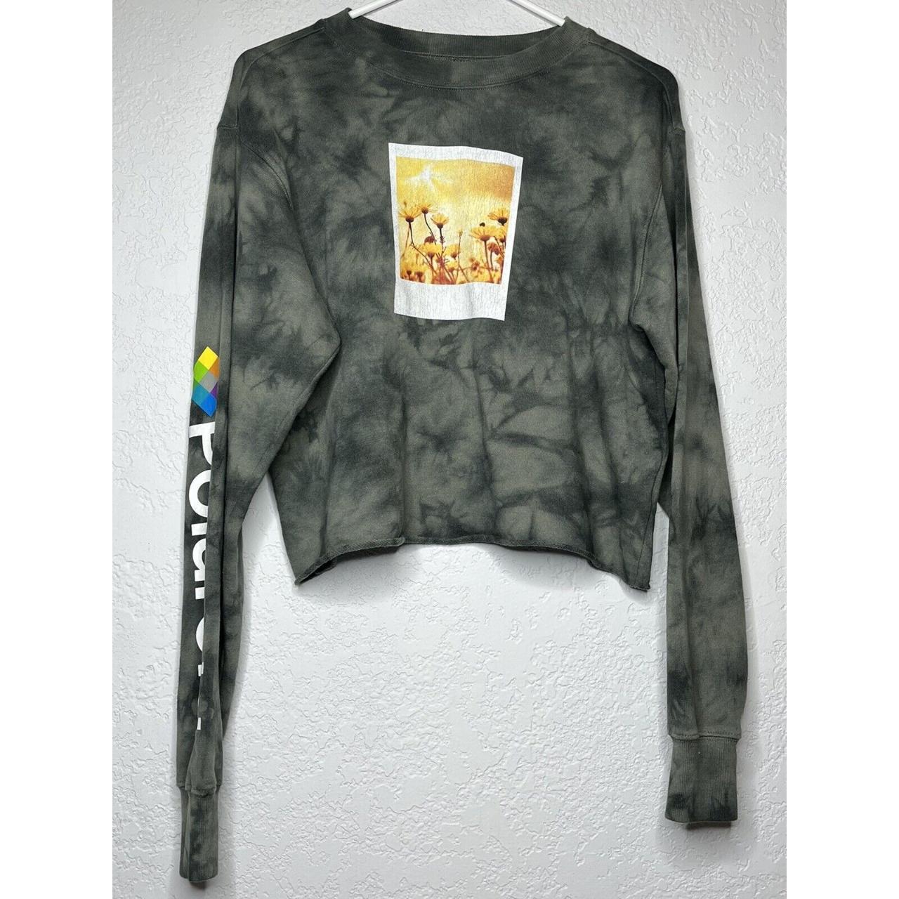 Polaroid cropped clearance sweatshirt